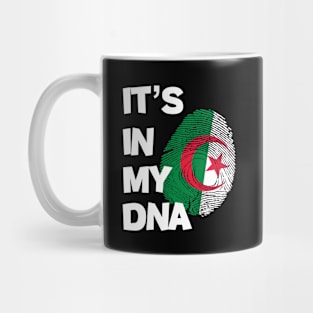 Flag of algeria fingerprint Mug